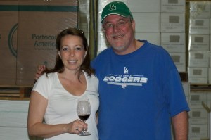 Syrah fan and Bob Lindquist (photo credit: Michael Wilsker pixillusion.com)