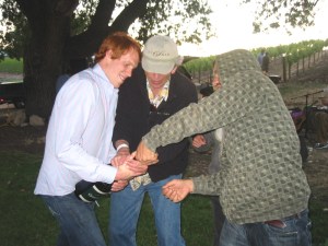 Maybe if all three of us try?  