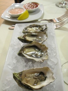 The Kumamato oysters at Root 246 are FABULOUS.