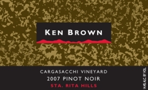 2007 Ken Brown Cargassachi Pinot Noir