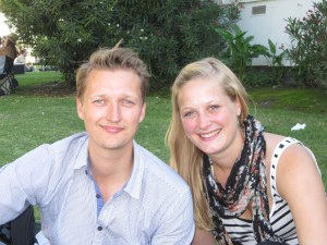 Danish cellar rats who are interning at Ampelos for the summer.